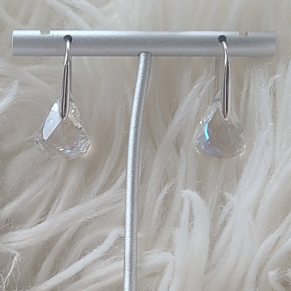 Swarovski Luna Moonlight Pierced Earrings- Great Conition